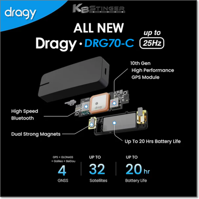 Kia Stinger - Dragy GPS Performance Meter (Newest version 2024)
