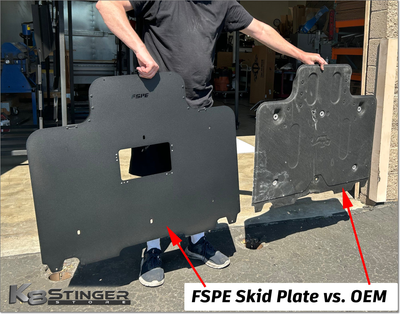2018-2023 Kia Stinger - FSPE Lightweight Aluminum Oil Pan Skid Plate