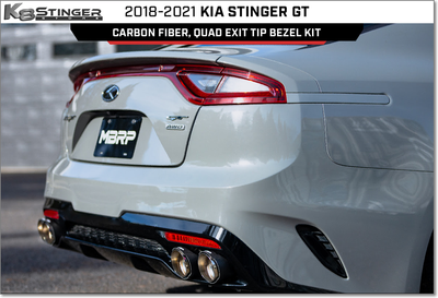 2018-2021 Kia Stinger - MBRP Carbon Fiber Exhaust Tips Kit