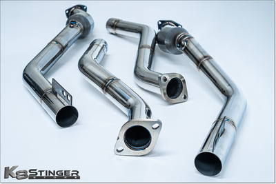 Kia Stinger 3.3T - Ultimate Performance HFC Downpipe + Mid Pipe Combo Kit