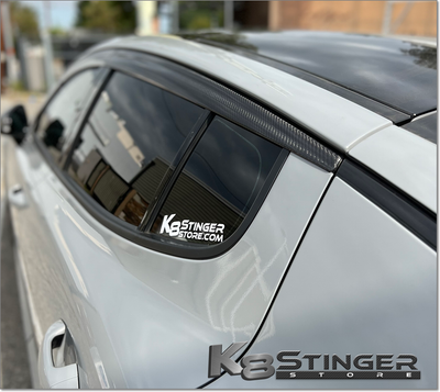 Kia Stinger - Genuine Carbon Fiber Window Visors