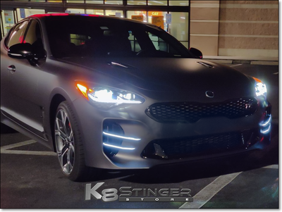 Kia Stinger GT - LED Devils Claw Canards