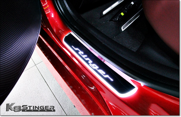 Kia Stinger - Sequential LED Door Scuff Plates