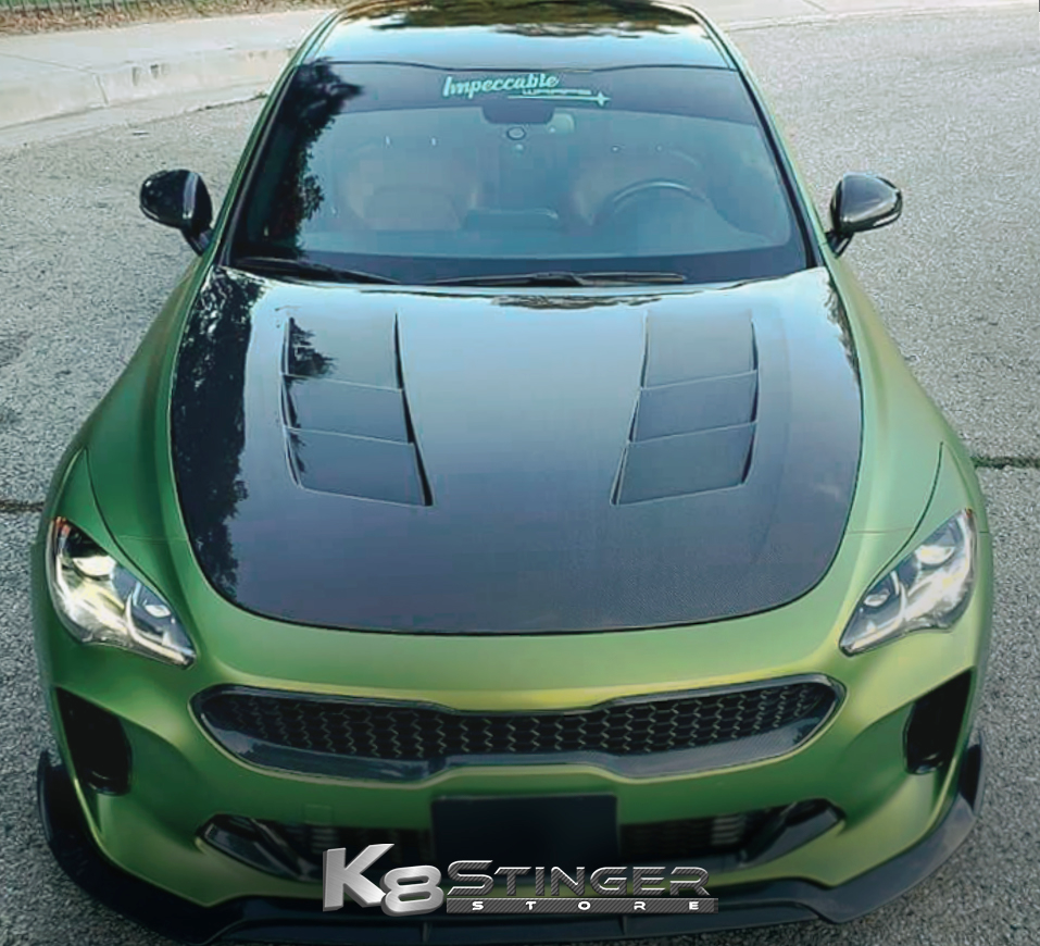 Kia stinger cheap aftermarket hood