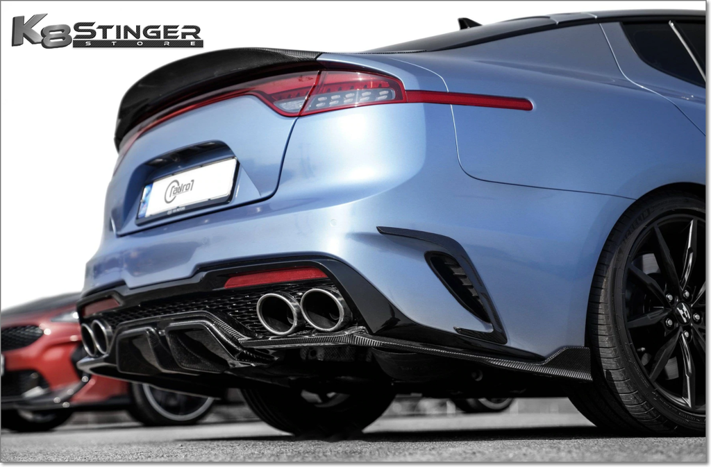 2022 2023 Kia Stinger Adro Carbon Fiber Meister Rear Diffuser V3