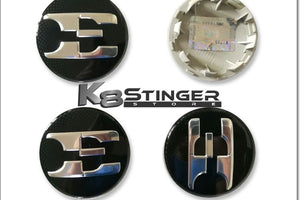 Kia Stinger wheel cap logos