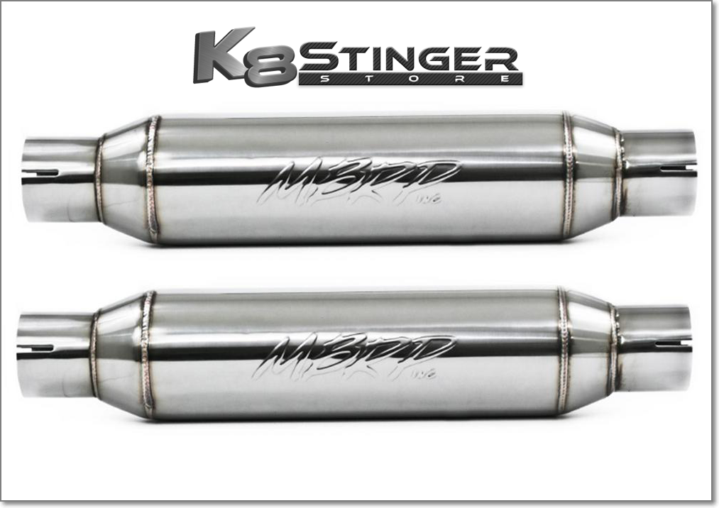 2018 2023 Kia Stinger MBRP Pro Series Resonator Set K8 Stinger