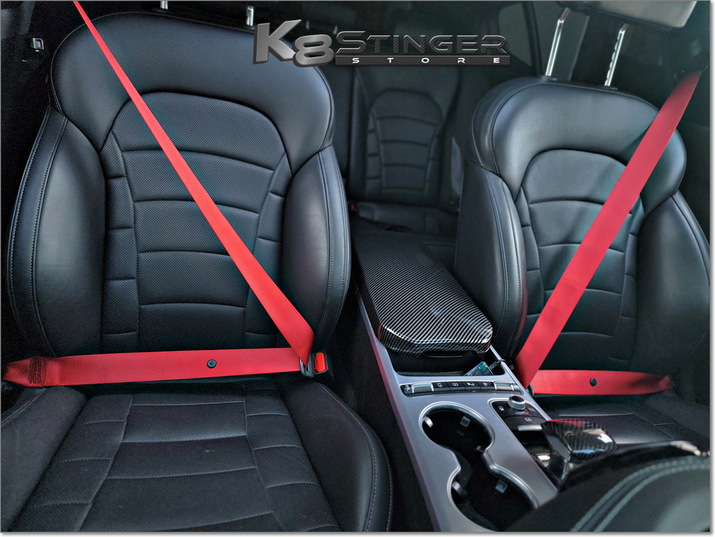 Kia Stinger - OEM Red Seat Belts & Harness Kit – K8 Stinger Store