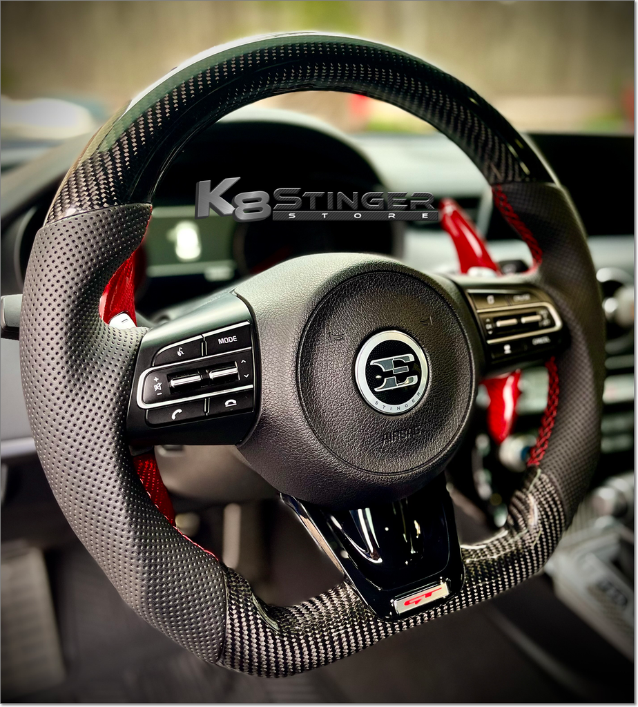 Kia stinger deals steering wheel cover