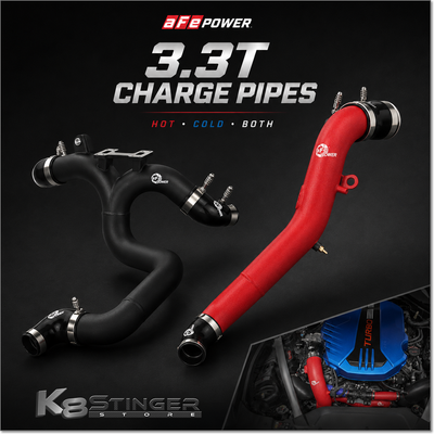 Kia Stinger 3.3T - aFe BladeRunner Hot and Cold Charge Pipe Kit