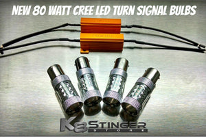 2018-2023 Kia Stinger - 80 Watt CREE LED Rear Turn Signal Bulbs