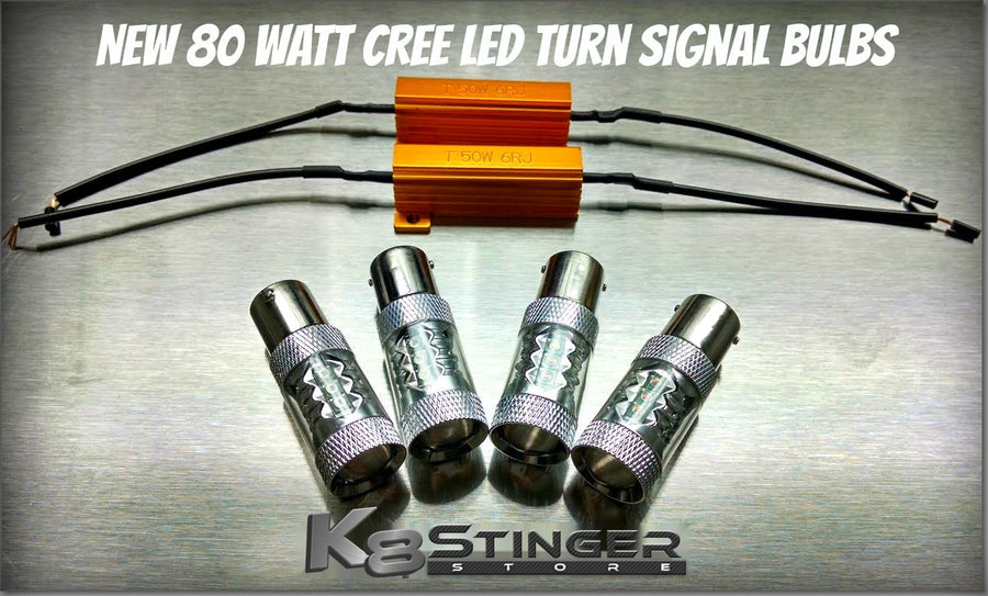 2018-2023 Kia Stinger - 80 Watt CREE LED Rear Turn Signal Bulbs