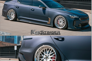 Kia Stinger ADRO Side Skirts V2 Carbon Fiber