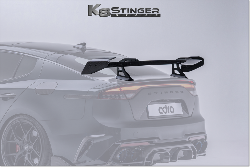 2018-2023 Kia Stinger - Adro AT-R2 Swan Neck Carbon Fiber Wing – K8 ...