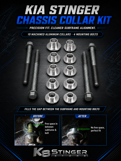 Kia Stinger - ATQ Subframe Chassis Collar Kit