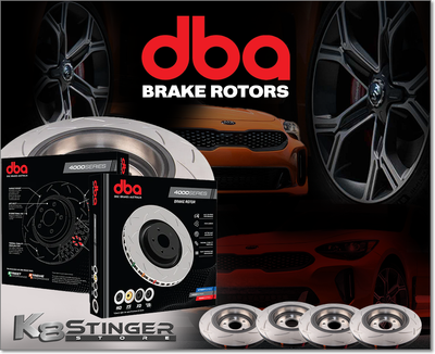 Kia Stinger 3.3T - DBA 4000 Series T3 High Performance Brake Rotors