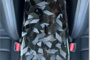 Kia Stinger Forged Carbon Armrest Cover pad