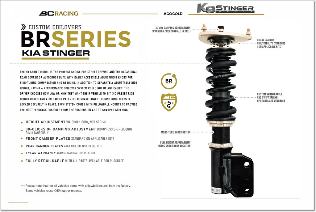 BC Racing BR SERIES Stinger