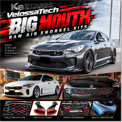 Kia Stinger - Velossa Tech BIG MOUTH Ram Air