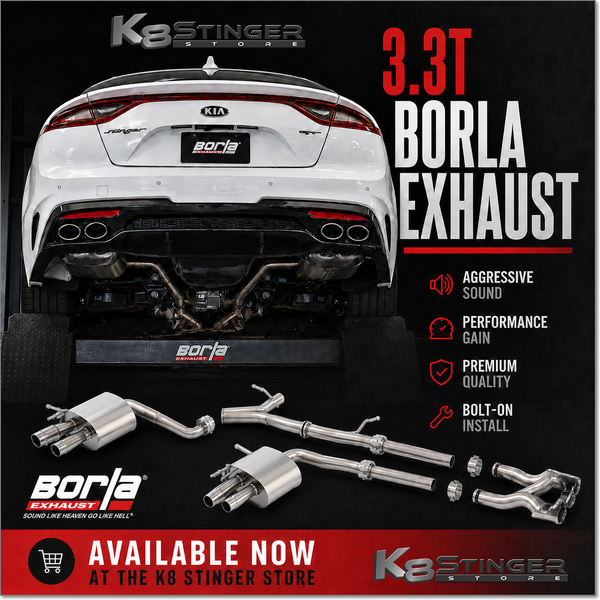 Kia Stinger 3.3T - Borla S-Type Exhaust System