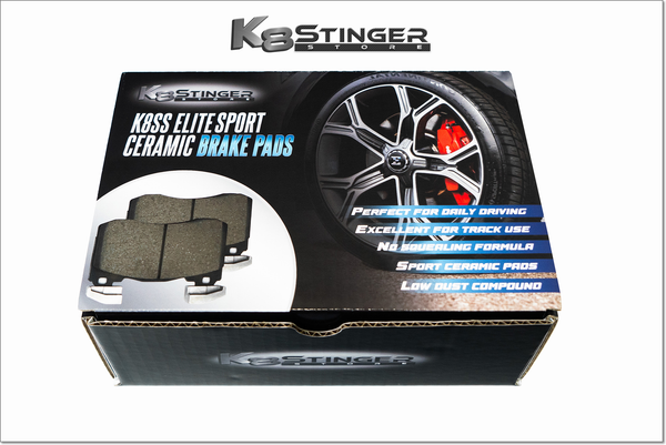 Kia Stinger - K8SS Elite Sport Ceramic Brake Pads – K8 Stinger Store