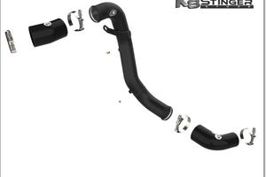 Kia Stinger Black Aluminum Charge Pipe