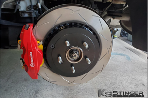 Kia Stinger Slotted Brakes