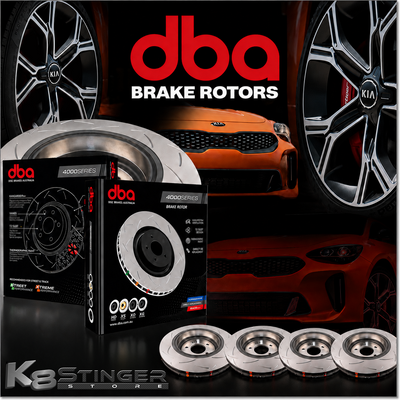 Kia Stinger 3.3T - DBA 4000 Series T3 High Performance Brake Rotors