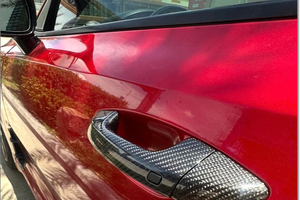 Kia Stinger aftermarket carbon fiber door handles