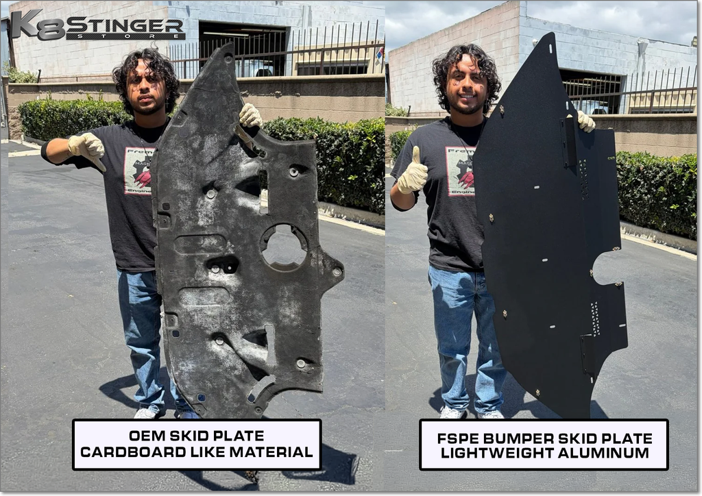 Front Bumper Skid Plate Genesis G70 Aftermarket Plate Comparison