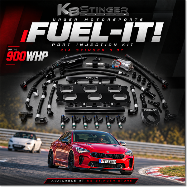 Kia Stinger 3.3T - Burger Motorsports Fuel It! Port Injection Kit