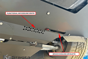Genesis G70 Skid Plate Ducts