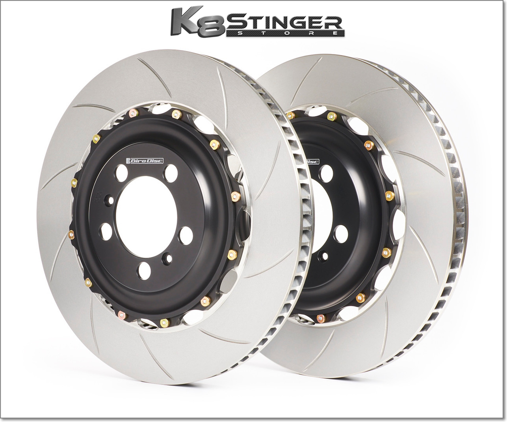 thumbnail image 2 of Front & Rear Drilled & Slotted Brake Rotors Kit For Kia Stinger & Genesis G70 – 2018-2022, Detroit Axle 2 of 6