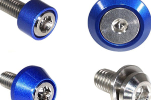 Hybrid_Blue_Silver Titanium Bolts Kia Stinger Zspec