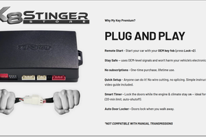 Stinger plug and play remote starter
