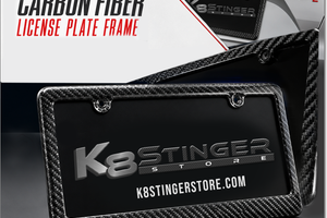 K8SS KDM Carbon Fiber License Plate