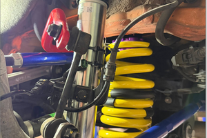 KW Coilovers Installed Kia Stinger