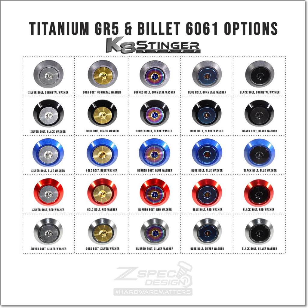 Kia Stinger Titanium Engine Bolts