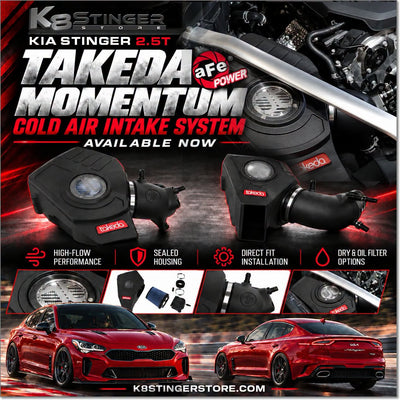 Kia Stinger 2.5T - aFe Power - Takeda Momentum Cold Air Intake System