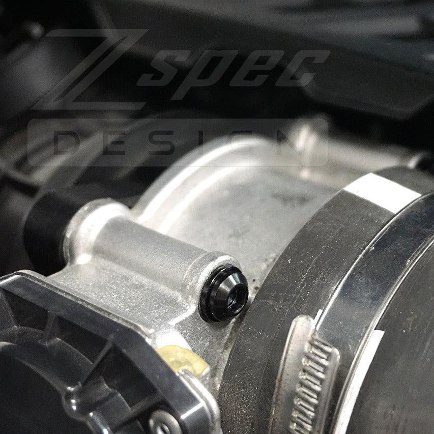 Kia Stinger hood hinge titanium bolt upgrade kit Black