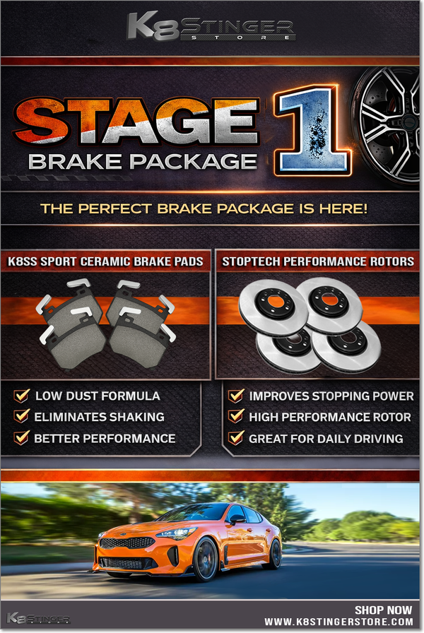 Kia Stinger 3.3T - Stage 1 Brake Package