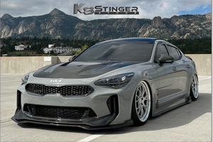 Kia Stinger Adro V2 Side Splitters Carbon Fiber