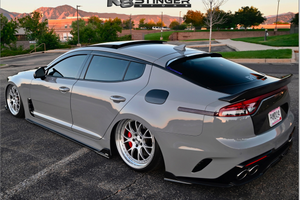 Kia Stinger Adro V2 Side Splitters Carbon Fiber