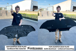 Kia Stinger bumper skid plate