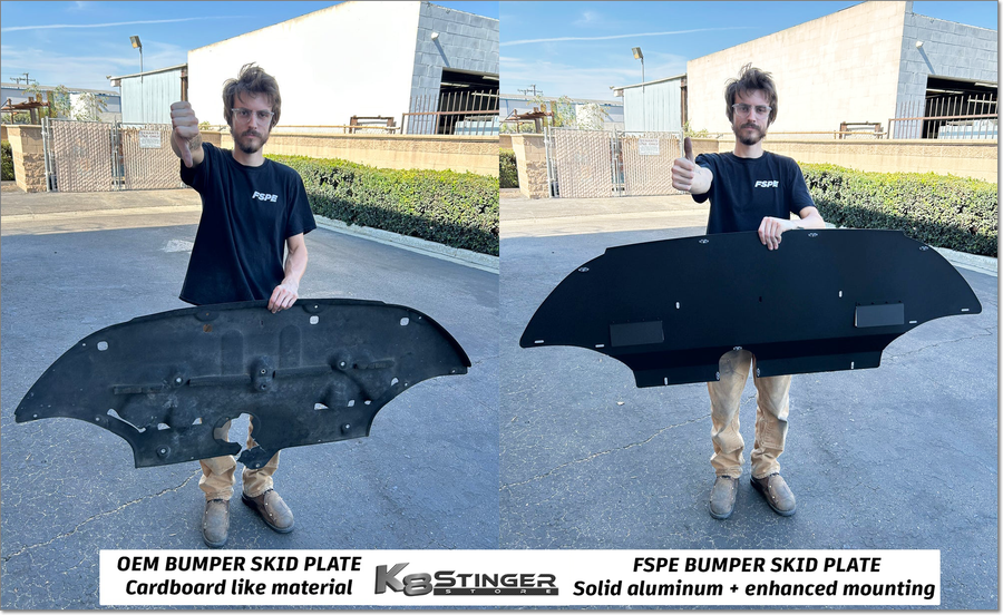 Kia Stinger bumper skid plate
