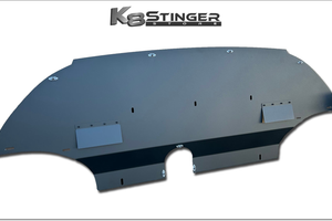 Stinger aluminum under tray panel