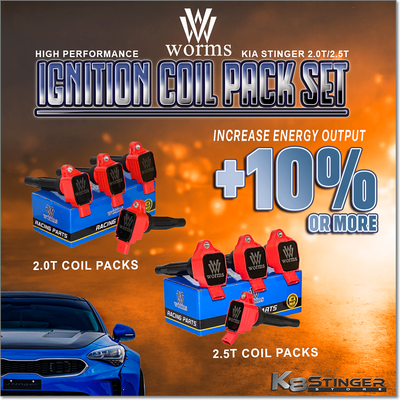 Kia Stinger 2.0T/2.5T - Worms Racing High Performance Ignition Coil Pack Set