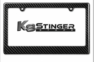 Kia Stinger Carbon Fiber License Plate