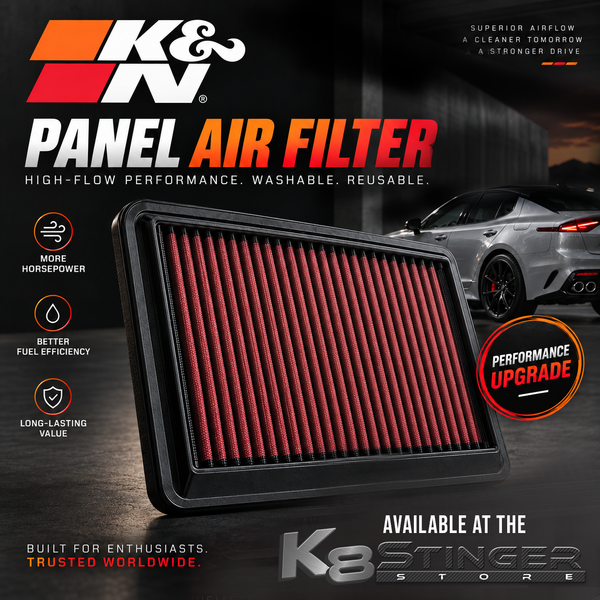Kia Stinger - K&N Performance Panel Intake Air Filters