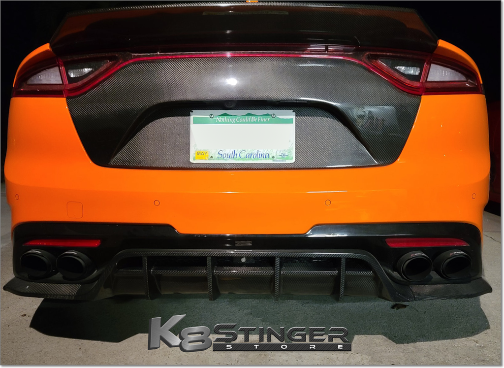 2022 Kia Stinger Meister Carbon Fiber Rear Diffuser V3 – ADRO Inc